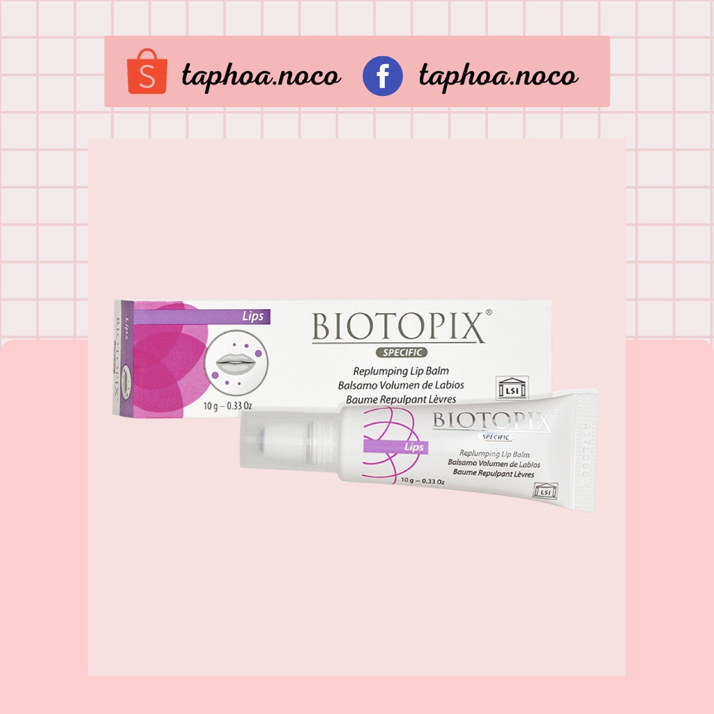 Son dưỡng tái tạo, chống lão hóa LSI Biotopix Specific Lip Plumper 10g