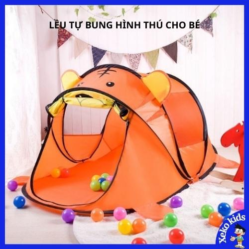 Lều trẻ em hình thú tự bung cho bé trai và bé gái chơi, ngủ trong nhà. Lều bóng cho bé, lều cắm trại XEKO32