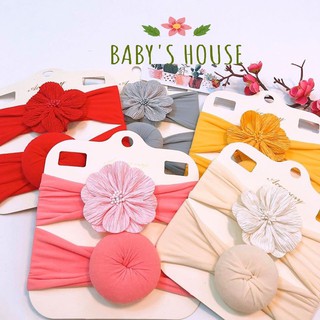 Set 2 băng đô bản to cho bé bd60