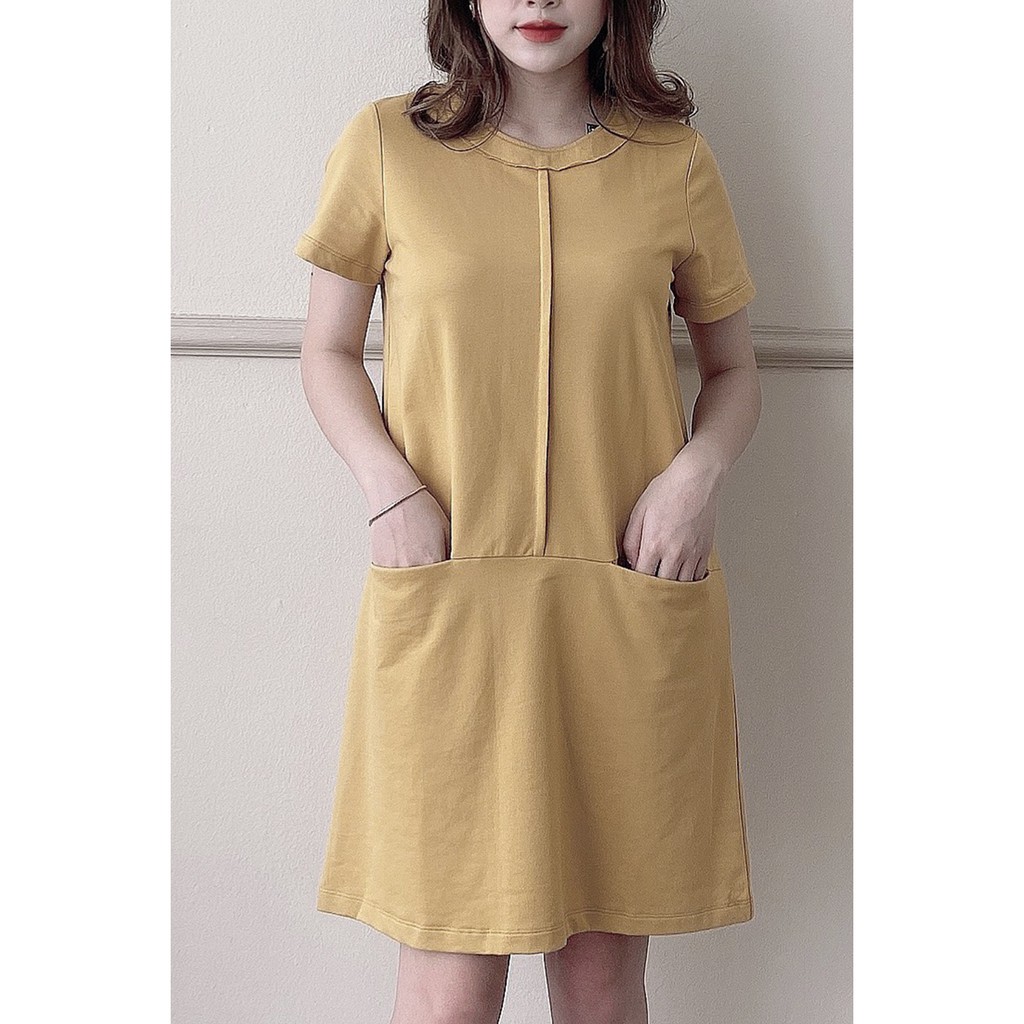 Đầm thun ngắn tay hai túi DTA0544 - 20Again | BigBuy360 - bigbuy360.vn