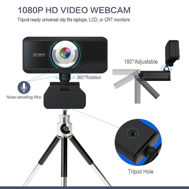 Webcam máy tính tự động lấy nét 5MP 1080P 1920 *1080
 | BigBuy360 - bigbuy360.vn