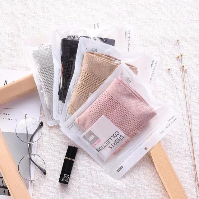 Set 4 Quần Lót Cạp Ngắn Nâng Mông Xuất Nhật