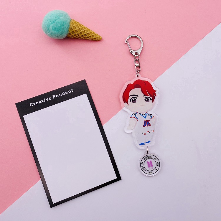 BTS BTS Keychain Pendant Jewelry pop-up shop Hanging Chain Seoul Chang Zhou Official Peripheral Same