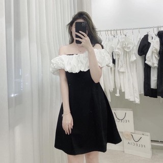 Váy Trễ Vai Bèo Thời Trang Hàng Đẹp Chất Mềm ⚡️Ảnh thật