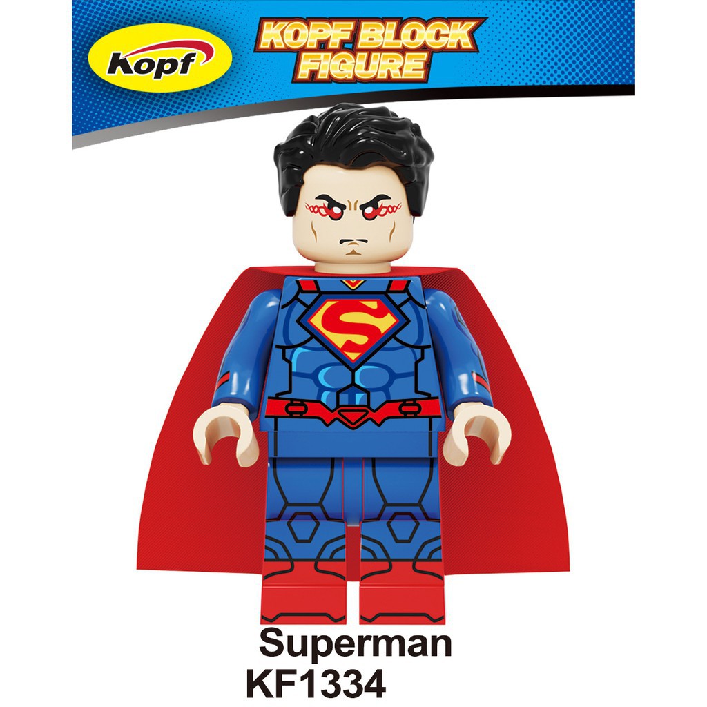 Xếp Hình Minifigures Siêu Anh Hùng Batman, Iron Man, Super Man - Đồ Chơi Lắp Ráp non-lego KF6115 [B3]