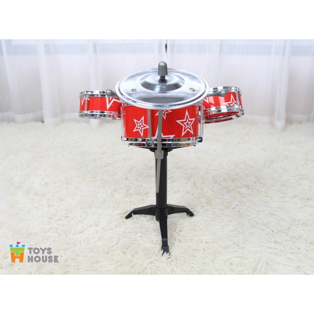 Đồ chơi hướng nghiệp - Bộ trống Jazz Drum cho bé Toyshouse - Nhạc cụ, âm nhạc cho bé yêu 3303