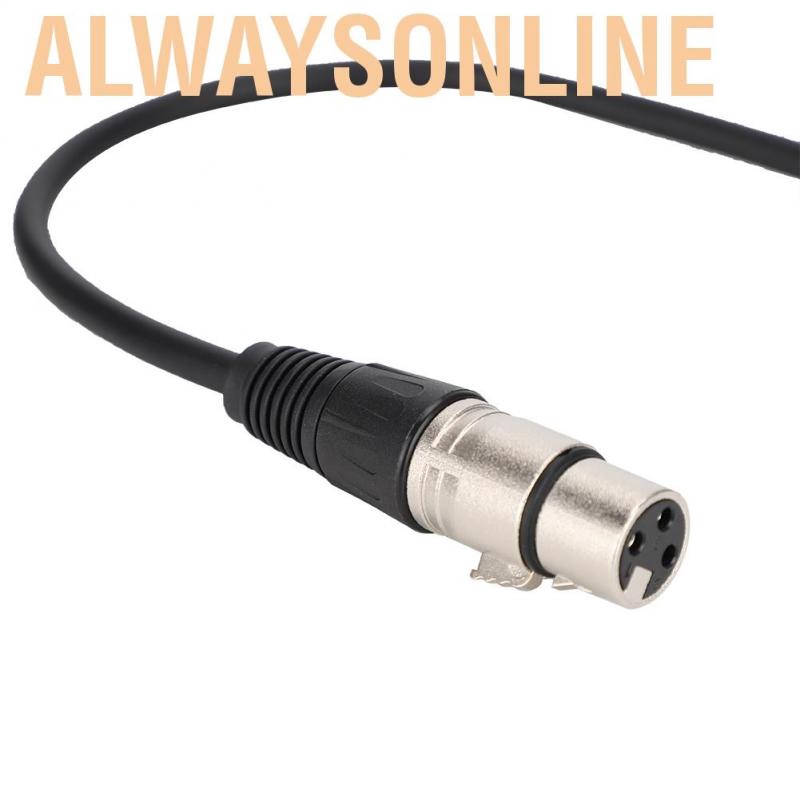 Cáp chuyển đổi âm thanh từ đầu cắm 3.5mm sang ổ XLR chuyên dụng