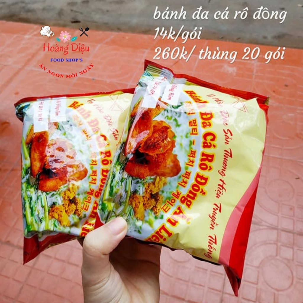 [Thùng 20 Gói] Bánh Đa, Bún Cá Rô Đồng Ăn Liền Khánh Thọ Gói 120G