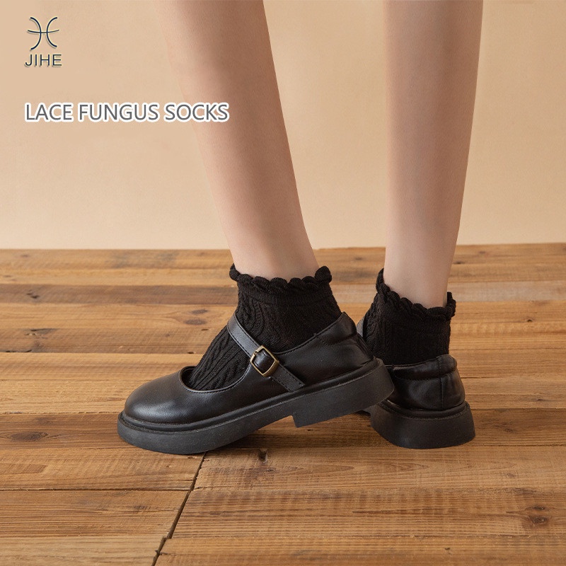 Vớ cotton Cổ Ngắn Thiết Kế Dễ Thương Cho Nữ
