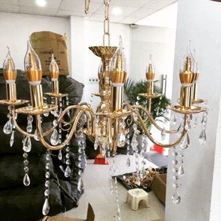 Đèn chùm sắt 8,10,12 tay