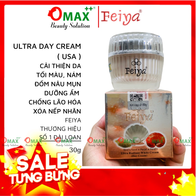 Kem FEIYA dưỡng trắng da - Tái tạo - Phục hồi - Feiya Ultra Radiant White Cream (USA) ban Ngày - 30g