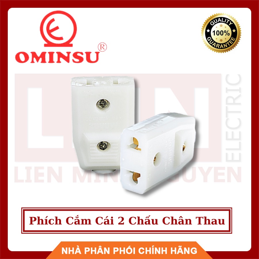 Phích Cắm Cái 2 Chấu Chân Thau - Hàng Việt Nam, Chất Lượng Cao