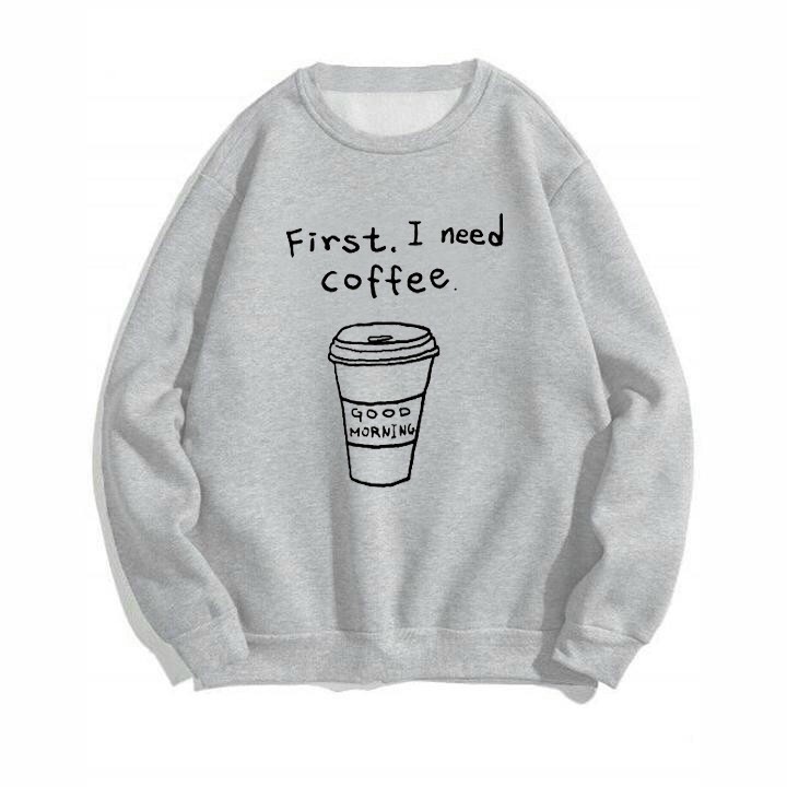 Áo sweater nỉ bomber nam nữ Coffee 22Chill, Áo hoodie dáng rộng unisex | BigBuy360 - bigbuy360.vn