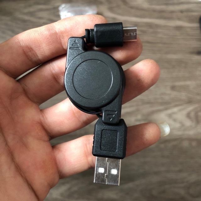 Dây Cáp Sạc Micro USB rút gọn thông minh