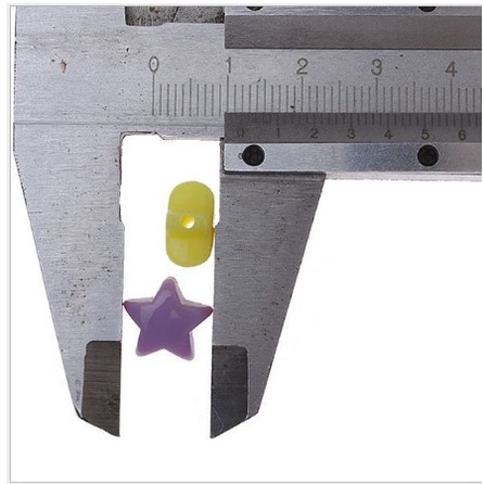 10-50gam hạt nhựa ngôi sao 11mm #P117-7