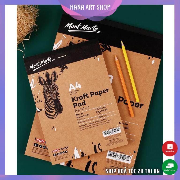 Sổ giấy Kraft Mont Marte - Signature Kraft Paper Pad