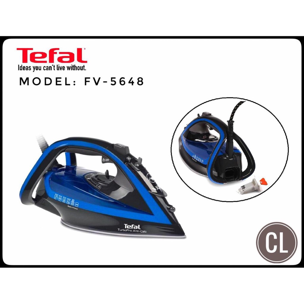 [Mã ELHADEV giảm 4% đơn 300K] Bàn ủi hơi nước Tefal FV5648 - FV5648