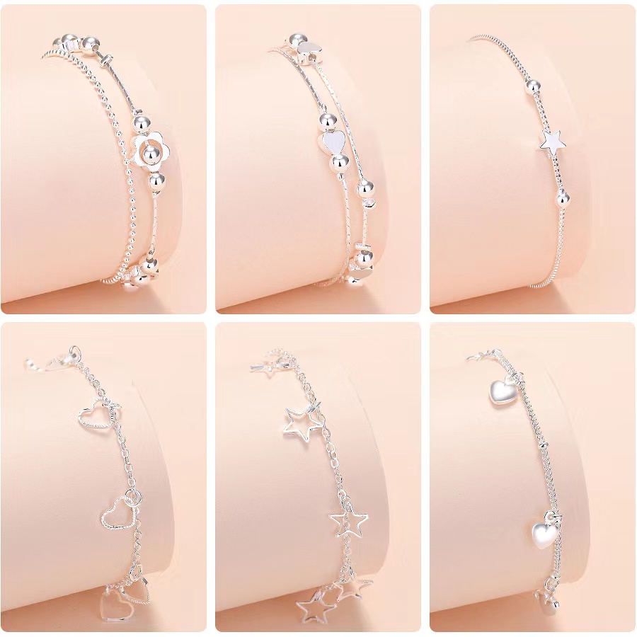 Vòng Tay Bạc 925 Thiết Kế Đơn Giản