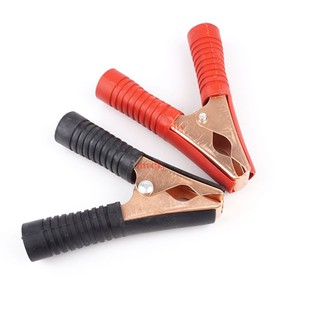 Đầu kẹp bình Acquy mạ đồng 100A , Kẹp cá sấu ( 1 Cặp Đỏ Đen )