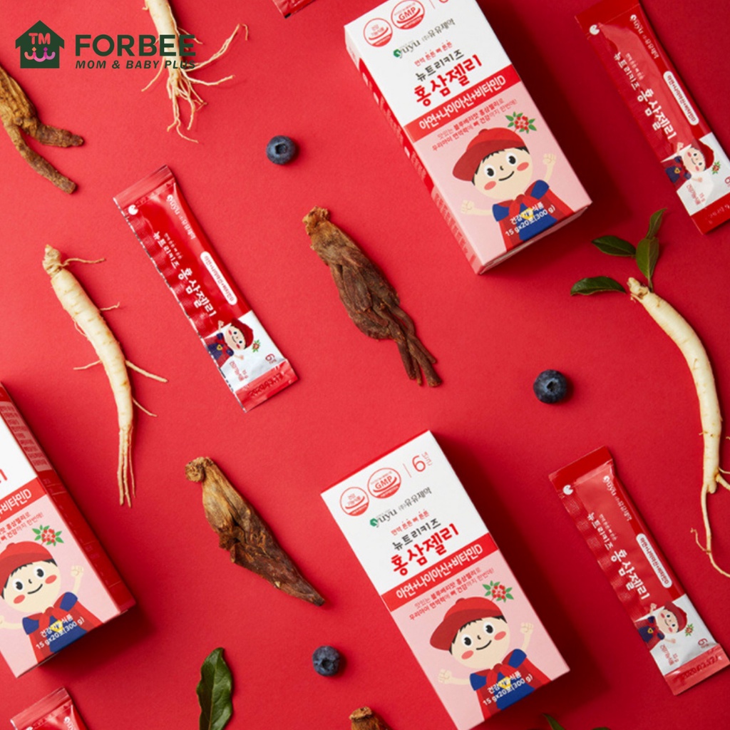 Thạch hồng sâm cho bé Hàn Quốc YUYU tăng chiều cao đề kháng - FORBEE