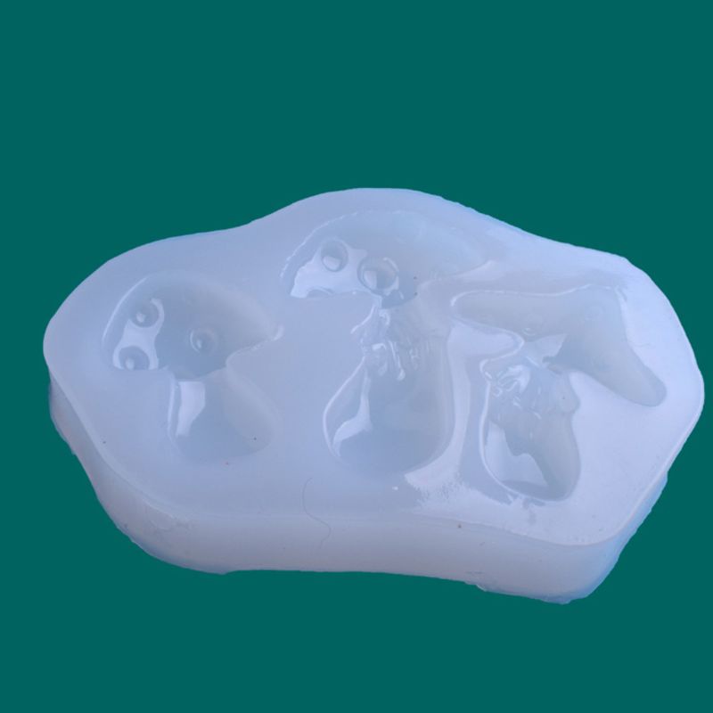 Khuôn Silicone Hình Nấm 3D Làm Đồ Thủ Công Sáng Tạo