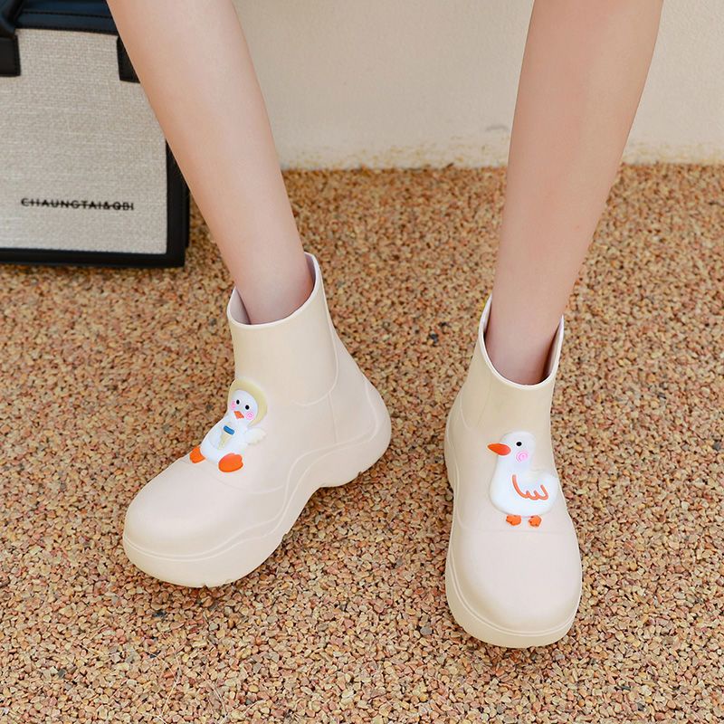 Ủng Đi Mưa Chống Trượt Thiết Kế Dễ Thương Thời Trang