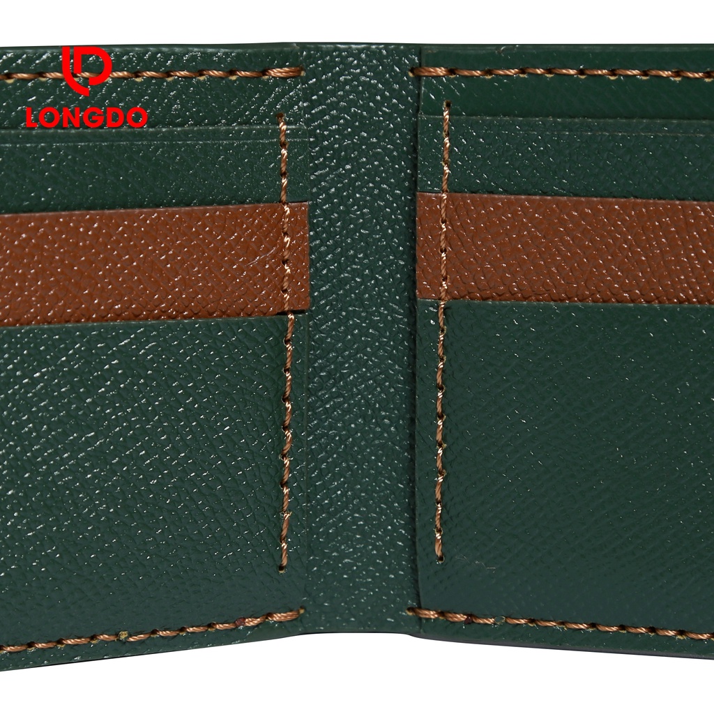 Ví nam mini giá rẻ - Cam kết 100% da bò thật - Bảo hành 5 năm - Thương hiệu uy tín Longdo Leather - B05