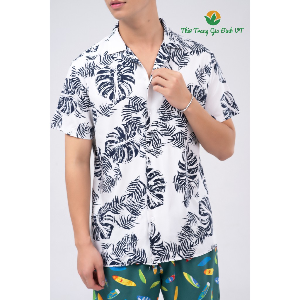 Áo sơ mi lanh nam VT A06.2102 - Mặc mát, thoải mái, nhiều họa tiết | BigBuy360 - bigbuy360.vn