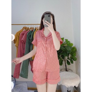 BỘ NGỦ PIJAMA LỤA GẤM CAO CẤP , SIÊU SANG CHẢNH