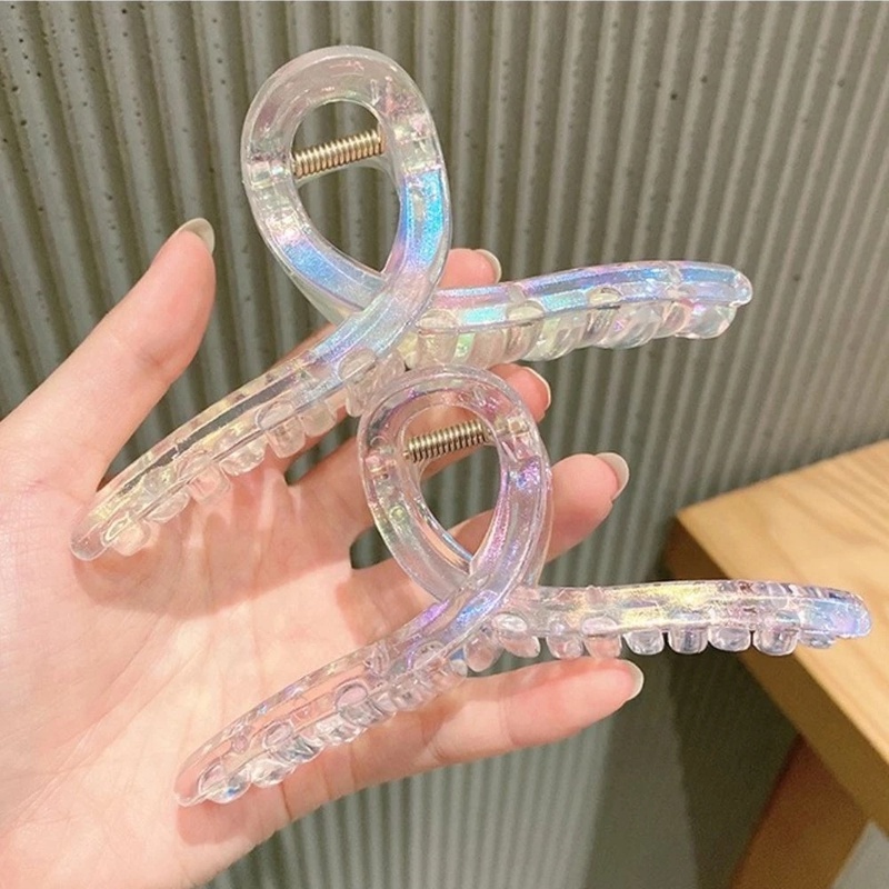 Kẹp Tóc Trong Suốt Đính Ngọc Trai Giả Phong Cách Hàn Quốc Thanh Lịch Thời Trang Cho Nữ