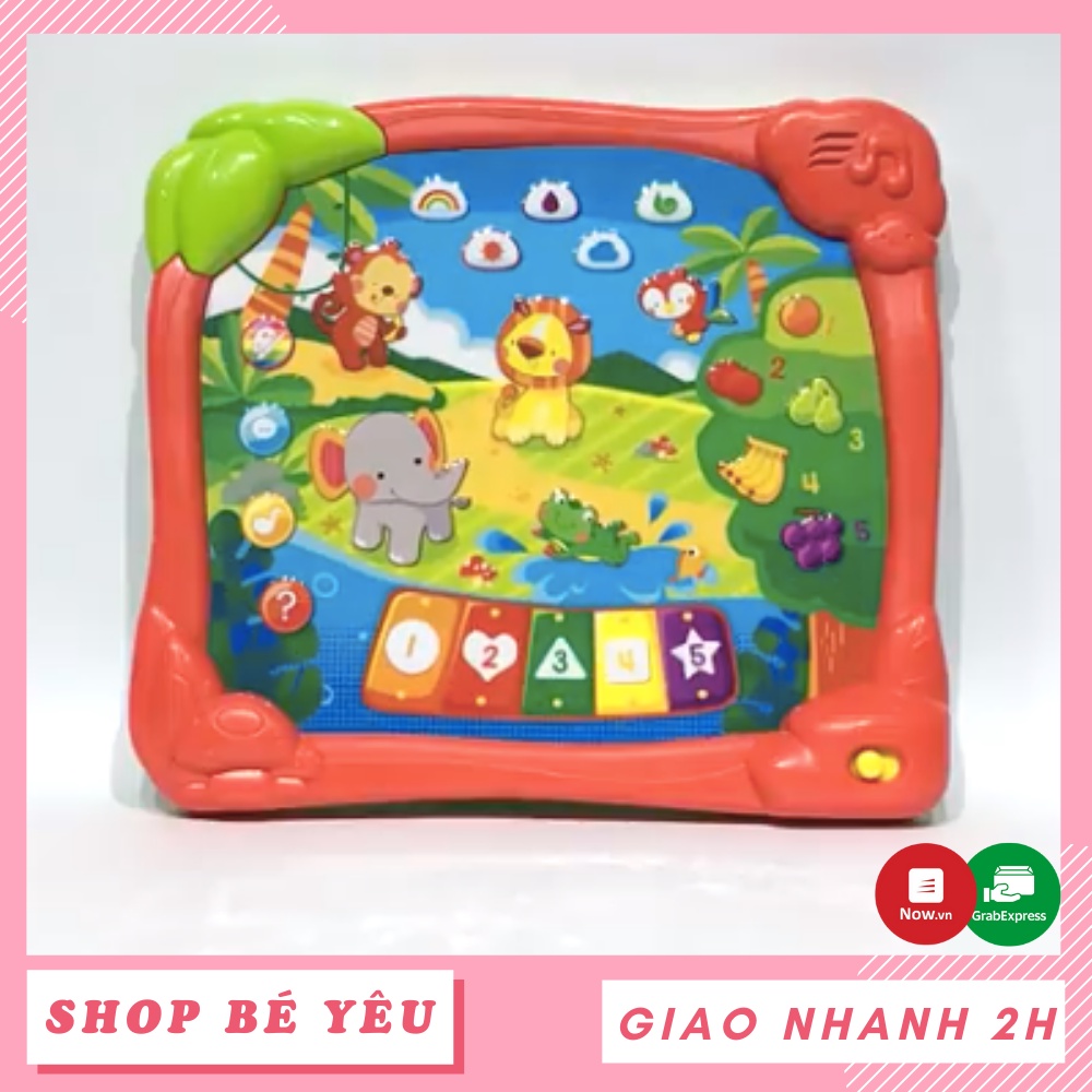 Đồ chơi trẻ em  𝑭𝒓𝒆𝒆𝒔𝒉𝒊𝒑  Bảng học số hình động vật hoang dã Winfun 2513