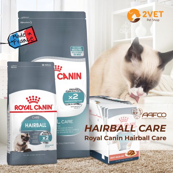 Thức ăn/ Hạt khô Royal Cannin Hairball Care hỗ trợ tiêu hóa búi lông cho mèo
