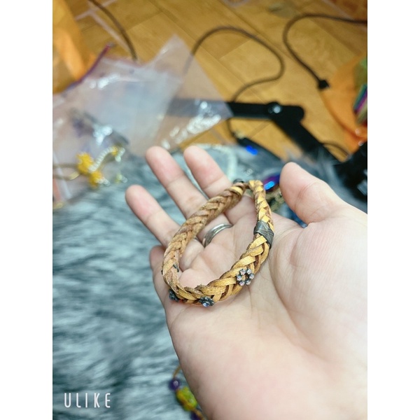 Vòng da phối hoa 2hand