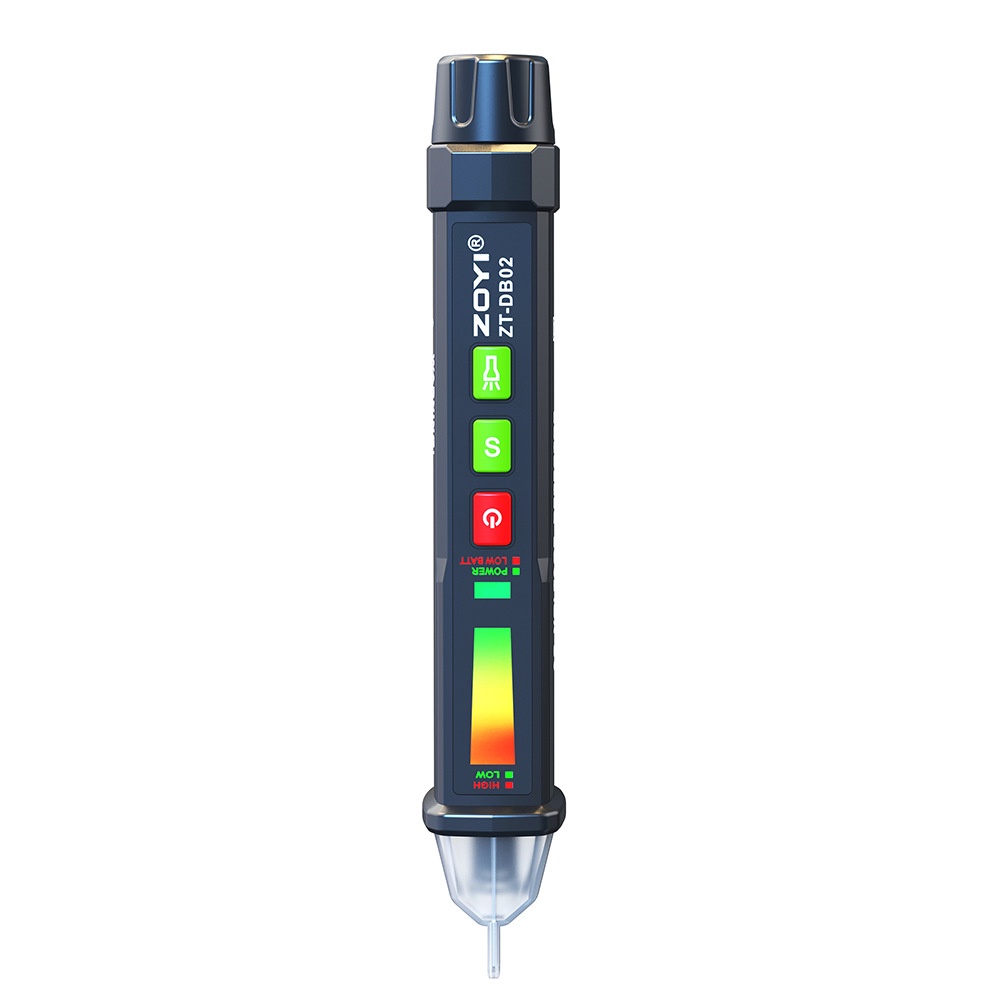 Bút dò điện không tiếp xúc NCV ZOYI ZT-DB02 cảnh báo bằng đèn led và còi báo