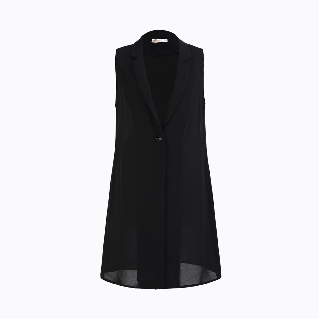 Áo Nữ Gile Voan VIENNE TRAN V65G17T001 (Đen/ Xanh Dương) | BigBuy360 - bigbuy360.vn