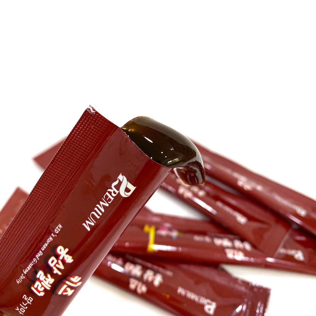 Thực phẩm bổ sung Thạch hồng sâm vị dâu dành cho trẻ em hộp 450g - Kid’s Korean Red Ginseng Jelly chuẩn nội địa Hàn Quốc