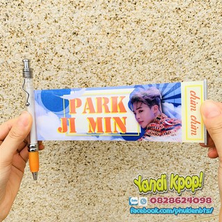 Bút BTS Jimin, Viết Kéo Có Hình Kpop Giá Rẻ