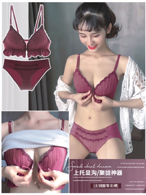 Bộ Đồ Lót Ren Cài Trước Gợi Cảm 88 | BigBuy360 - bigbuy360.vn