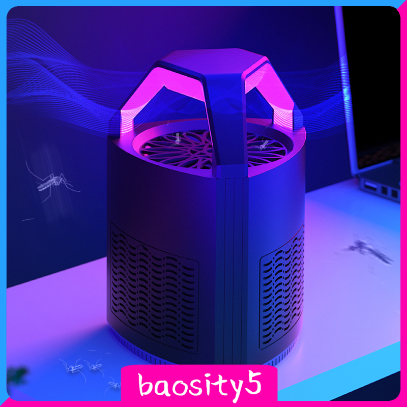 [baosity5]USB Electric Insect Flying Bugs Trap UV Mosquito Killer Bedroom Household Flies Trap Electric Bug  Trap