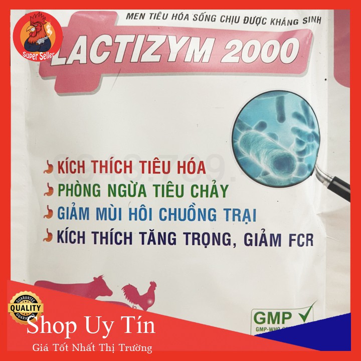 Men Tiêu Hóa Lactizym Gói 100g-Hỗ Trợ Chướng Diều Ăn Không Tiêu