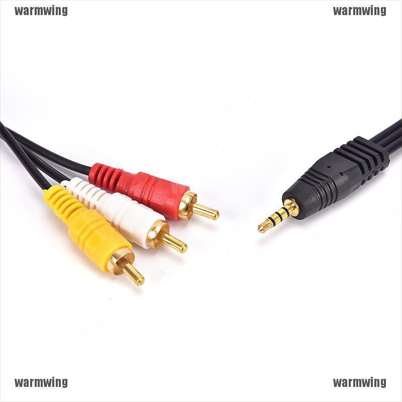 Cáp Chuyển Đổi Âm Thanh Từ Cổng 3.5mm Sang 3 Cổng Rca Av