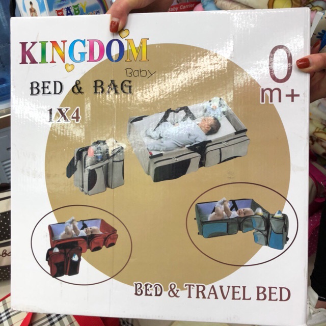 Giường kiêm túi gấp cho bé sơ sinh