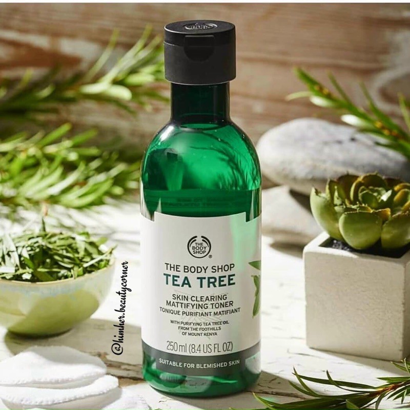 Nước hoa hồng Tràm Trà cho Da Dầu Mụn The Body Shop Tea Tree Skin Clearing Toner 250ml