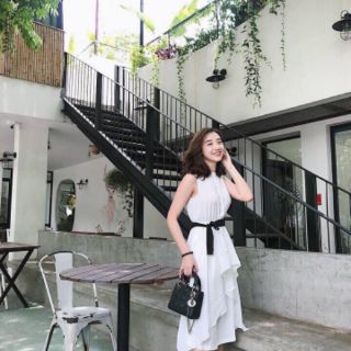 Váy liền chun eo vải dư cực đẹp