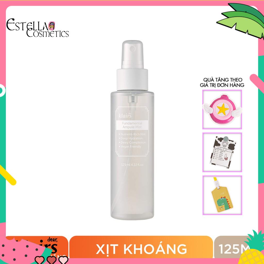 Xịt Khoáng Dưỡng Ẩm, Chống Oxy Hóa Klairs Fundamental Ampule Mist 125ml