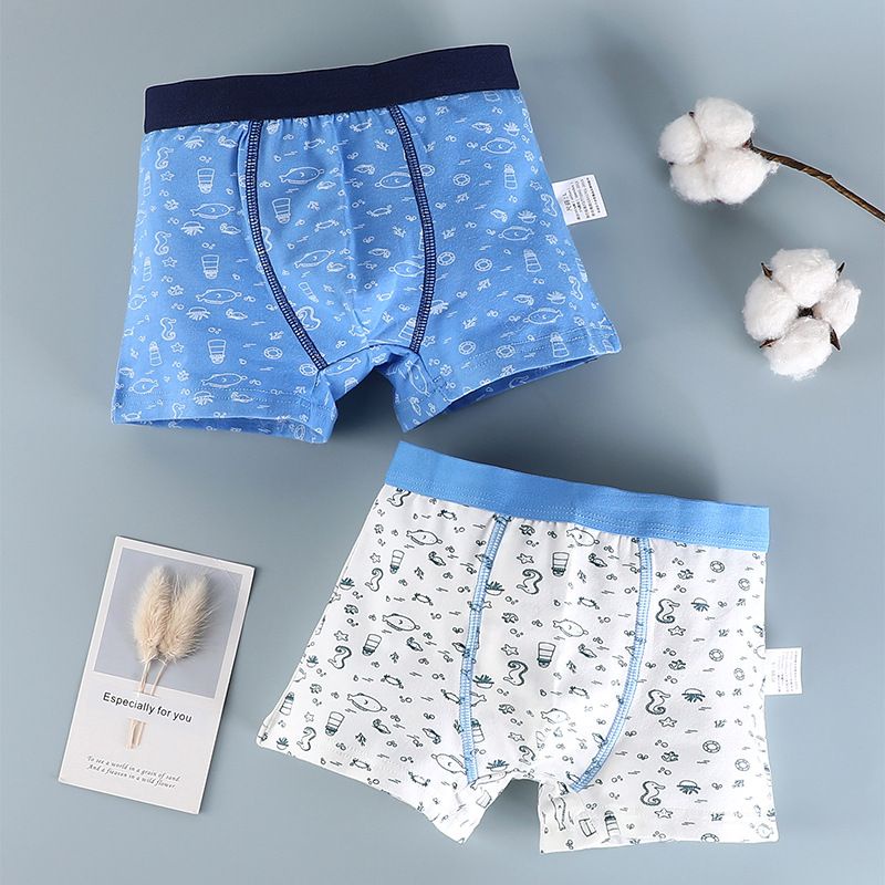 Quần lót cho bé sét 4 chip đùi bé trai sịp trẻ em từ 8-35kg