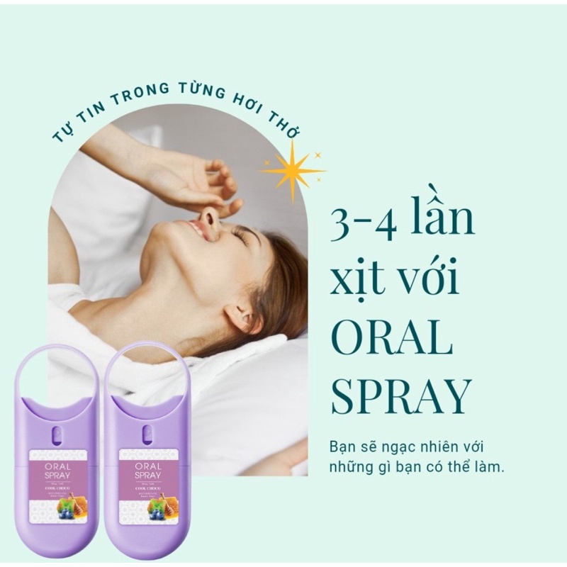 Xịt thơm miệng ORAL SPRAY có kháng khuẩn