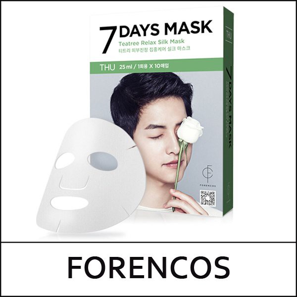 Mặt nạ tơ tằm 7 ngày Forencos 7Days Silk Sheet Mask 25ml