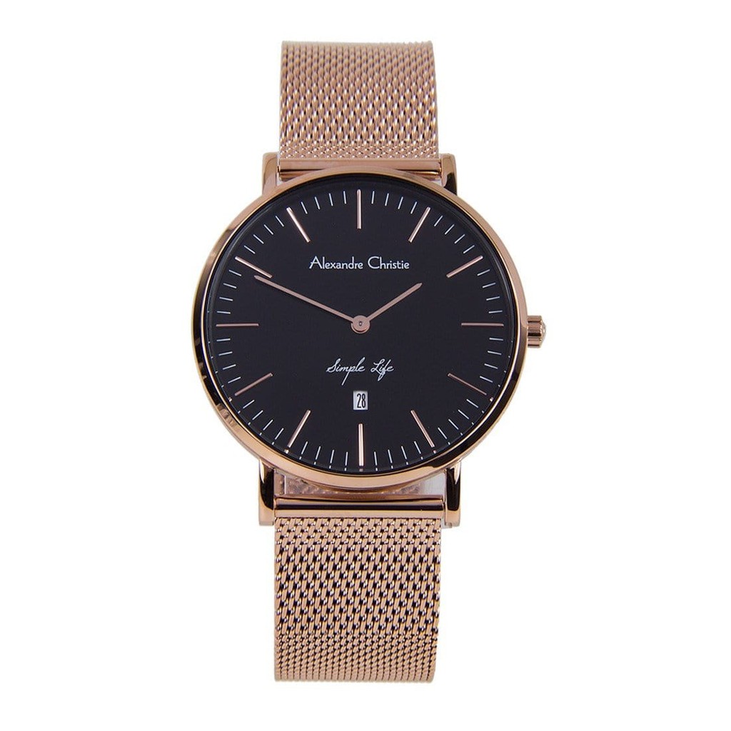 Đồng hồ đeo tay Nam hiệu Alexandre Christie 8566MDBRGBA-SET