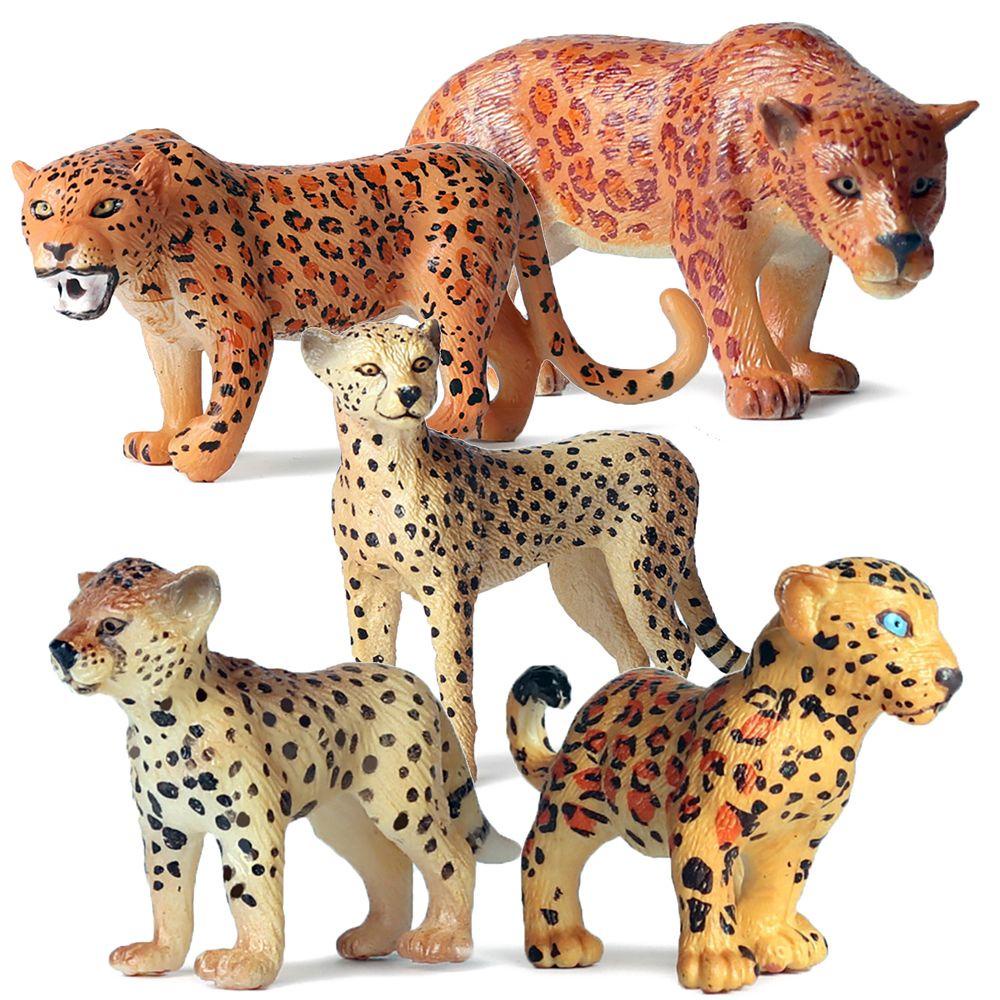 Layor1 Mô Hình Gia Đình Báo Đốm Khoa Học &amp; Đồ Chơi Nhận Biết Tự Nhiên Hoang Dã Cho Trẻ